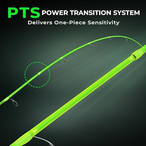 KastKing Zephyr Dual Tip Spinning & Casting Fishing Rods, Green - Image 6