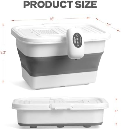 VEYWANE Live Bait or Fish Bucket with Aerator, 14 Quarts Multi-Function Collapsible Fishing Container Box with Rechargeable Air Pump - Image 6