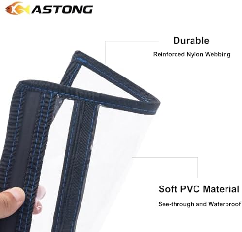 2 Layer Water-Proof Fishing Bait PVC Clear Storage Bag BaitShield Tackle Bag Storage for Bait Tackle Lures Soft Plastics and Fishing Gear Large Capacity 2 Size (MAS GIFT-PACKAGED 1M+1L) - Image 3