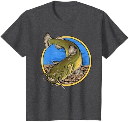 Flathead Catfish Fishing T-Shirt by Hunting+%26+Fishing+Merch