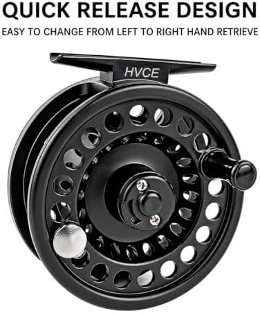 Aventik HVCE Classic III Graphite Large Arbor Fly Reel - Image 3
