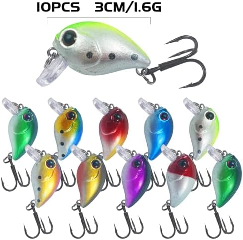 43Pcs Fishing Lures Kit Minnow Popper Walleye Fishing Lures Mixed Hard Crank Baits for Bass Fishing Walleye Salmon Freshwater Saltwater - Image 6