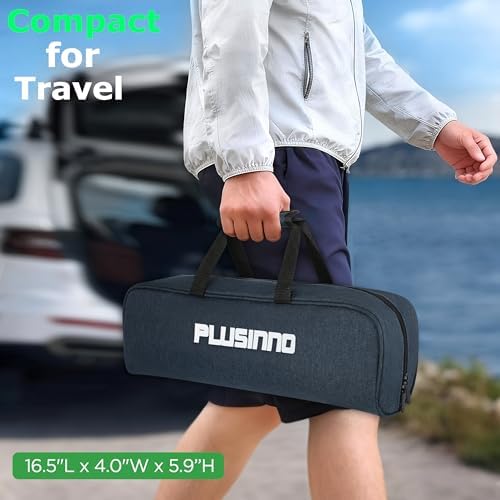 PLUSINNO Collapsible Telescopic Fishing Rod Pole and Reel Combo Starter Kit - Image 6