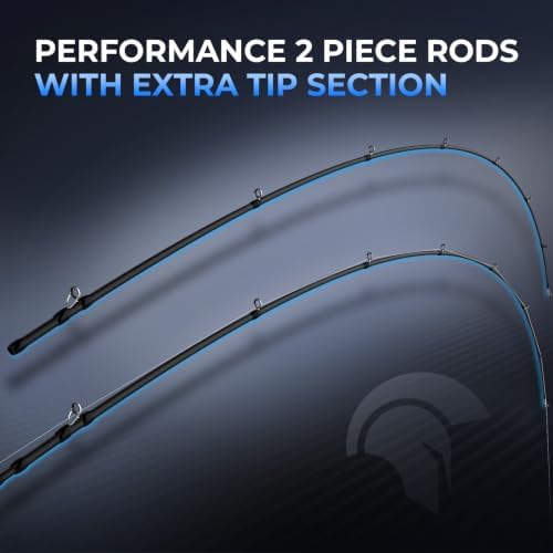 KastKing Spartacus II Plus Twin-Tip Fishing Rod and Reel Combo - Image 3
