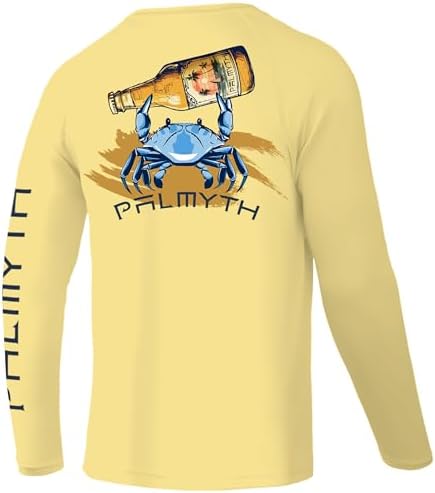 Palmyth Fishing Shirts for Men Long Sleeve UPF 50+ T Shirt Sun Protection by PALMYTH