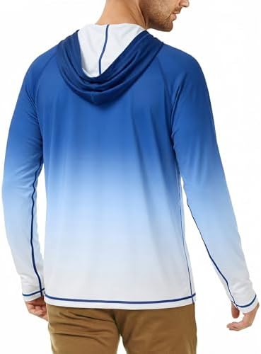 Roadbox Mens Fishing Sun Hoodie, Long Sleeve UPF 50+ UV Protection Shirts - Image 3
