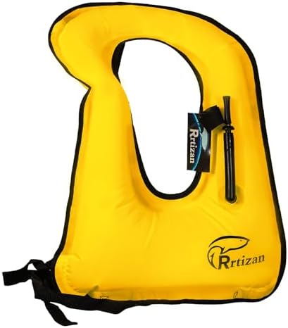 Rrtizan Snorkel Vest, Adults Inflatable Snorkeling Vest up to 220 lbs by RrtizanSummerandWinterProducts