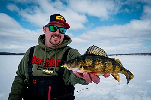Northland Fishing Tackle Impulse Rigged Tungsten Bloodworm Jig for Ice Fishing Panfish, Assorted Sizes and Colors - Image 2