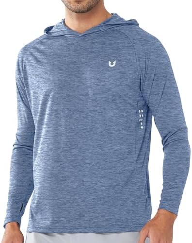 NORTHYARD Men's Sun Hoodie Long Sleeve Fishing Shirts UPF 50+ Rash Guard by NORTHYARD
