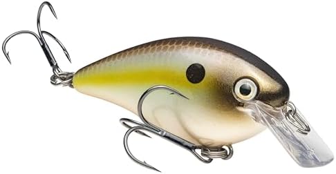 Strike King KVD 1.5 Hard Knock Fishing Lure, 3/8 oz, 3D Lifelike Eyes by StrikeKing