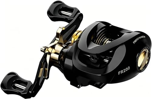 Fishing Baitcasting Reel, Baitcaster Fishing Reels with 18+1BB Stainless Steel Ball Bearings,Magnetic Braking System for Fishing Saltwater Freshwater, Available in 7.2:1 by YKLP