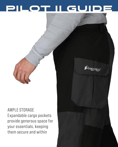 FROGG TOGGS Men's Pilot II Guide Waterproof Breathable Rain Pant - Image 6