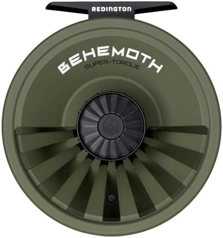 Redington Behemoth Fly Reel – Heavy-Duty Carbon Drag, Large Arbor, Die-Cast Frame & Deep V-Spool – Freshwater & Saltwater Fly Fishing Reel for Trout, Bass, Salmon & Big Game - Image 4