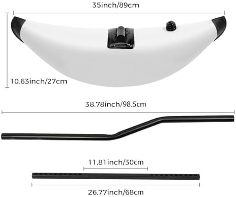 Kayak Float 2X PVC Inflatable Outrigger Kayak Float Tube Stabilizer Kit, Portable Detachable Fishing Boat Float Tube Stabilizers for Fishing Water Skiing Surfing - Image 3