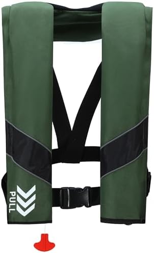 Inflatable Life Jackets for Adults Automatic Life Vests PFD Low Profile Load Capacity Up to 330lbs - Image 4
