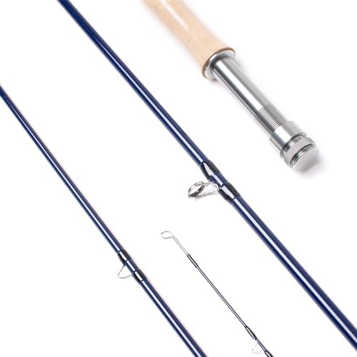 Raprance Fly Fishing Rod with Tube, 4-Sections, Medium Fast Action Freshwater Fly Rod, IM8 Carbon Fiber - Image 5
