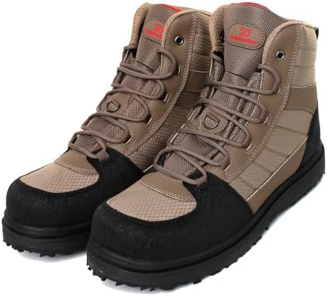 Kylebooker Men's Wading Boots Lightweight Anti-Slip Fly Fishing Wading Shoes - Image 3