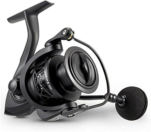Piscifun Carbon X Ultralight Spinning Reel, Carbon Frame, 33lb Max Drag by Piscifun