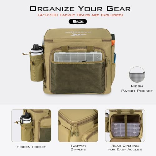 KastKing Karryall with Box Tackle Bag, Saltwater & Freshwater Gear Storage - Image 3