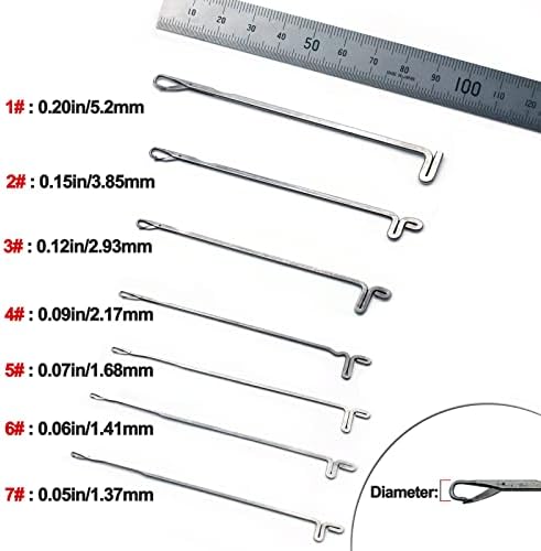 9KM DWLIFE Carp Fishing Baiting Needle Kit, Hair Rig Tools for DIY Rigs - Image 2