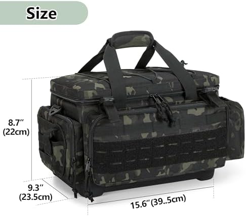 GOBUROS Fishing Tackle Bag, Soft Fish Tackle Storage Bag(NO Tackle Boxes) - Image 6