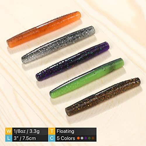 Ned Rig Baits Kit,TRD Soft Plastic Worms or Crawfish for Bass Fishing - Image 2