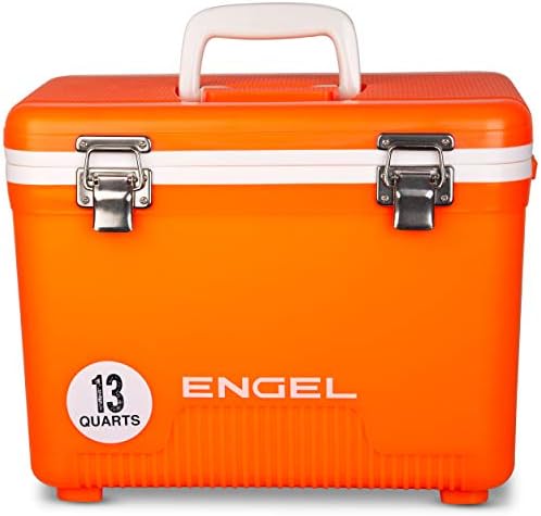 ENGEL 13qt Leak-Proof, Air Tight, Drybox Cooler and Small Hard Shell Lunchbox for Men and Women by ENGEL