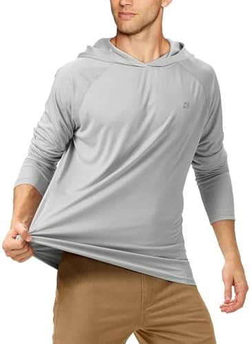 Roadbox Mens Fishing Sun Hoodie, Long Sleeve UPF 50+ UV Protection Shirts - Image 2