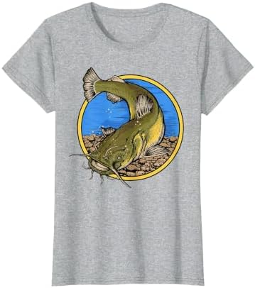 Flathead Catfish Fishing T-Shirt by Hunting+%26+Fishing+Merch
