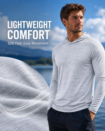 ZITY Men's Lightweight Pullover Hoodie UPF 50+ Fishing Shirts Sweatshirt - Image 6