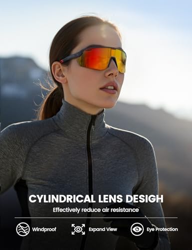 Lamicall 24g Polarized Sports Sunglasses for Men Women - UV400 Protection Sun Glasses for Baseball Running Cycling Fishing - Image 4