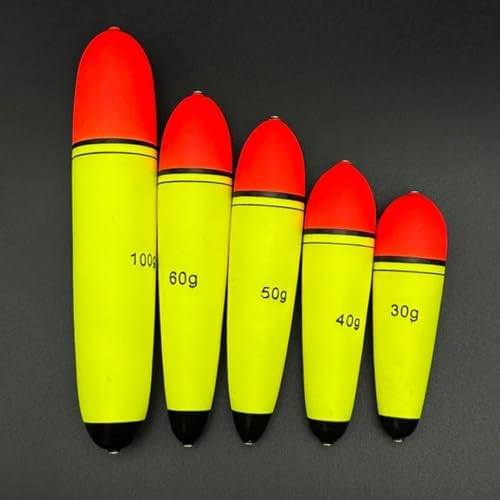 5Pcs Slip Bobbers Fishing Floats, EVA Foam Slider Bobbers Corks for Carp Bass Pike Perch Catfish, Saltwater Freshwater Fishing Floats Assortment - Image 6