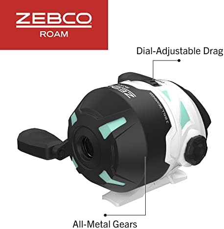 Zebco Roam Telescopic Fishing Rod and Spinning or Spincast Fishing Reel Combo, Durable 6-Foot Fiberglass Rod with ComfortGrip Handle, Pre-spooled with Zebco Cajun Fishing Line - Image 4