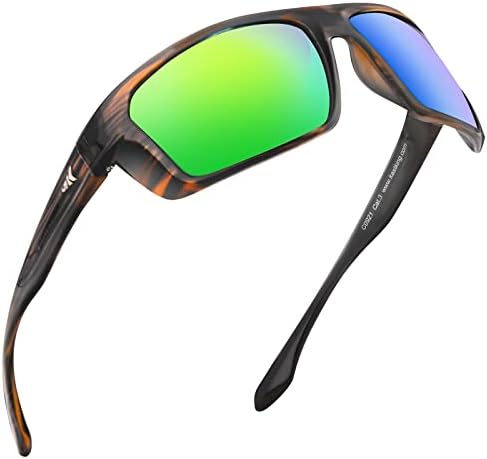 KastKing Huzzah Polarized Sport Sunglasses for Men and Women, Wrap Design by KastKing