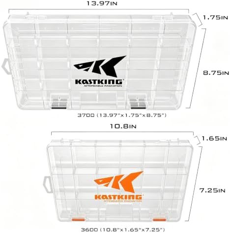 KastKing Utility Tackle Boxes, 3600 and 3700 Fishing Tackle Trays - Image 2