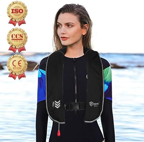 Automatic Inflatable Life Jacket|Life Vest for Adults|PFD Low Profile|Supports up to 330 lbs(YSH701) - Image 5