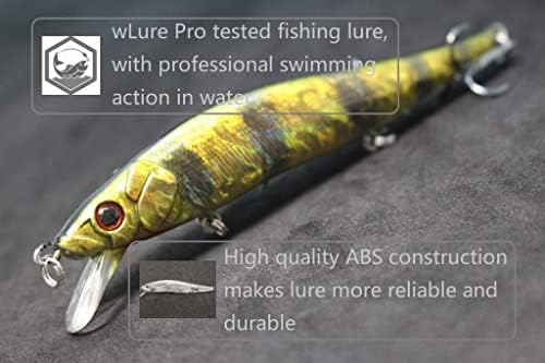 Minnow Crankbait for Bass Fishing Bass Lure Jerkbait Fishing Lures and Tackle Box - Image 5