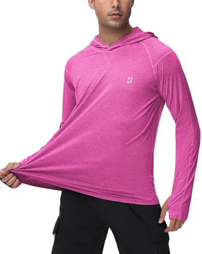 Roadbox Men's UPF 50+ Fishing Shirts, Long Sleeve UV Sun Protection Hoodie - Image 2