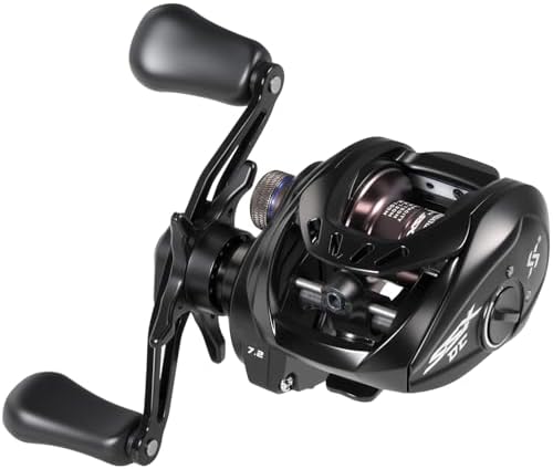 Sougayilang Baitcasting Reel with Digital Anti-Backlash Control - Smart Computer Braking System, 7.2:1 Gear Ratio, 18.5LB Max Drag-Easy Casting Baitcaster for Beginners & Bass Anglers - Image 2