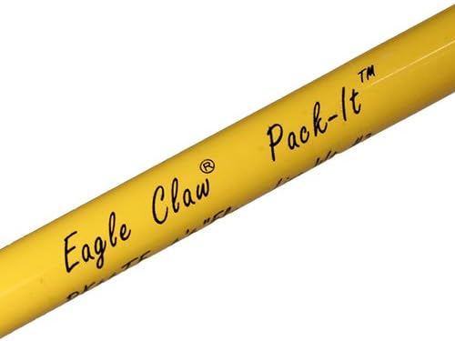 Eagle Claw PK66TF Pack-It Fly Combo, 6'6" Length, 1 Piece Telescopic. #3 Line Weight, Yellow Rod/Black Reel - Image 3