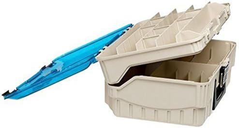 Plano Two Level Magnum 3500 Tackle Box, Beige, 1-(Pack),Sandstone/Blue - Image 2