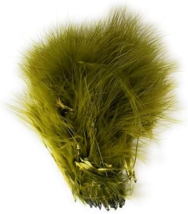 Creative Angler Strung Marabou Bird Feathers for Tying Fly Fishing Flies - Fly Tying Accessories - Perfect Choice for Tail & Wings and Easy to Tie On The Lure by CreativeAngler