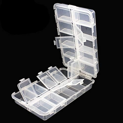 Premium 20 Compartments Tackle Boxes, Tackle Utility Boxes, Plastic Box Storage Organizer Box Adjustable, Fishing Tackle Storage Box Organizer - Image 2