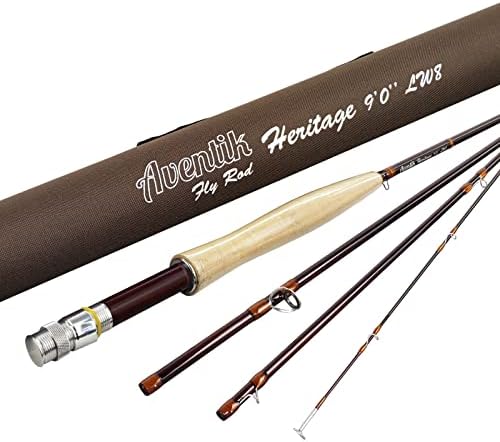 Aventik Heritage Fly Fishing Rod with Rod Tube by AVENTIK