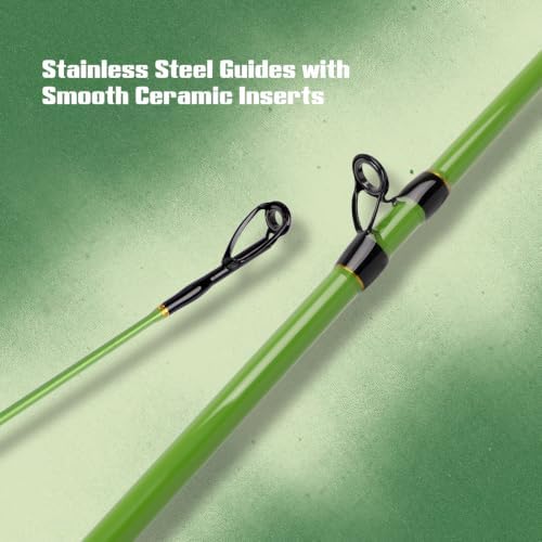 Fiblink Travel Fishing Rod,Spinning Rod & Casting Rod 5'6"/6'/6'6"/7'/7'6" - Image 5