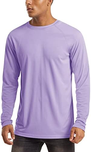 MAGCOMSEN Men's Long Sleeve Shirts UPF 50+ UV Sun Protection Athletic Shirts for Hiking Running Workout Rash Guard by MAGCOMSEN