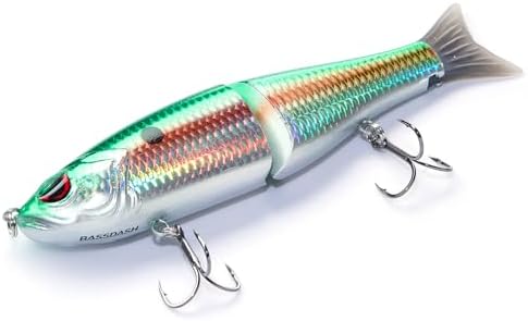 Bassdash SwimShad Glide Baits Jointed Swimbait Bass Pike Salmon Trout Muskie Fishing Lure - Image 6