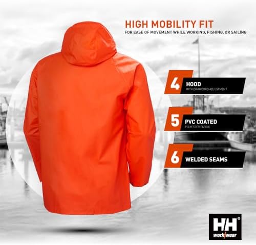 Helly Hansen Mandal PVC Rain Jacket for Men - Image 7