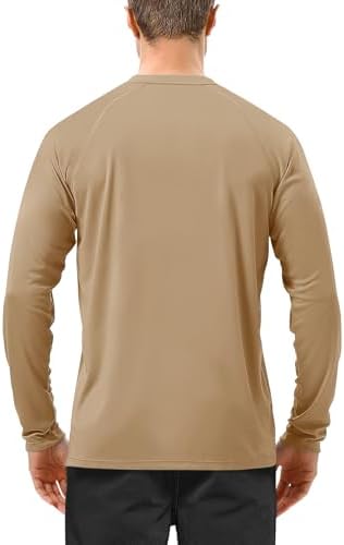 Roadbox Men's UPF 50+ UV Sun Protection Shirts, Long Sleeve Swim Rash Guard - Image 2