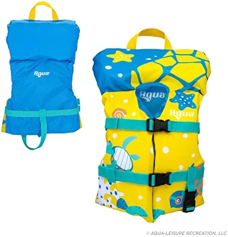 Aqua Oceans 7 Life Jacket for Kids - US Coast Guard Approved Life Vest for Infant, Child & Youth Boys and Girls, Open-Side PFD for Boating, Swimming & Water Sports - Image 5